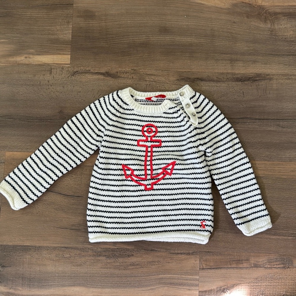 Joules Knit Anchor Sweater